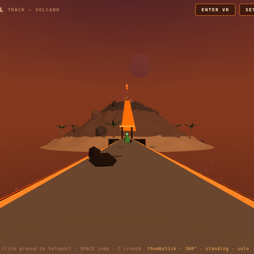Volcano Run 3D VR